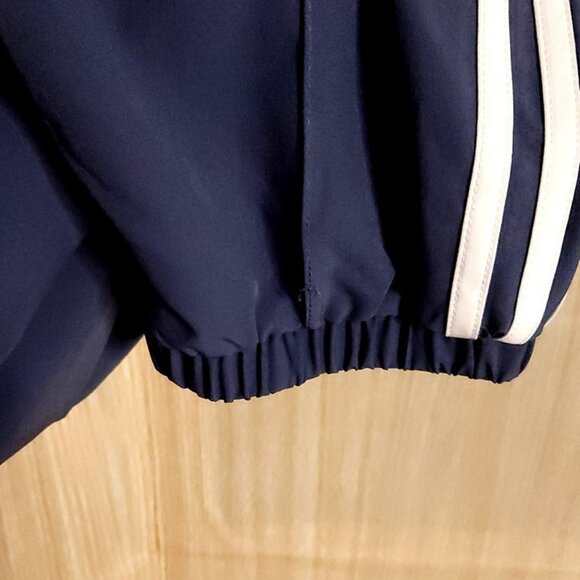 Adidas Girls Slate Blue New Mid Rise Regular Fit Drawstring Track Pants XL 16 - Picture 6 of 10